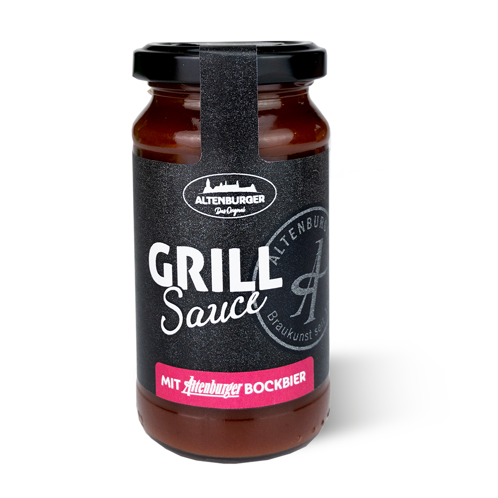Grill Sauce Altenburger Bockbier 200ml Glas Grill Sauce Altenburger Bockbier 200ml Glas