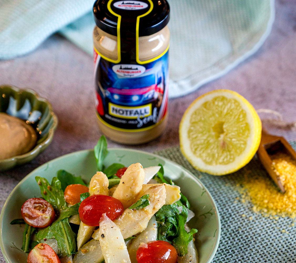 notfallsenf mit honig zu spragelsalat notfall senf mit honig zu spargelsalat
