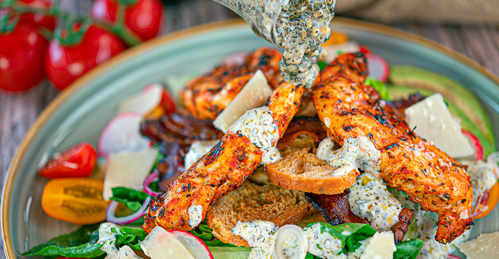 haenchenbrust salat mit pesto haenchenbrust mit pesto