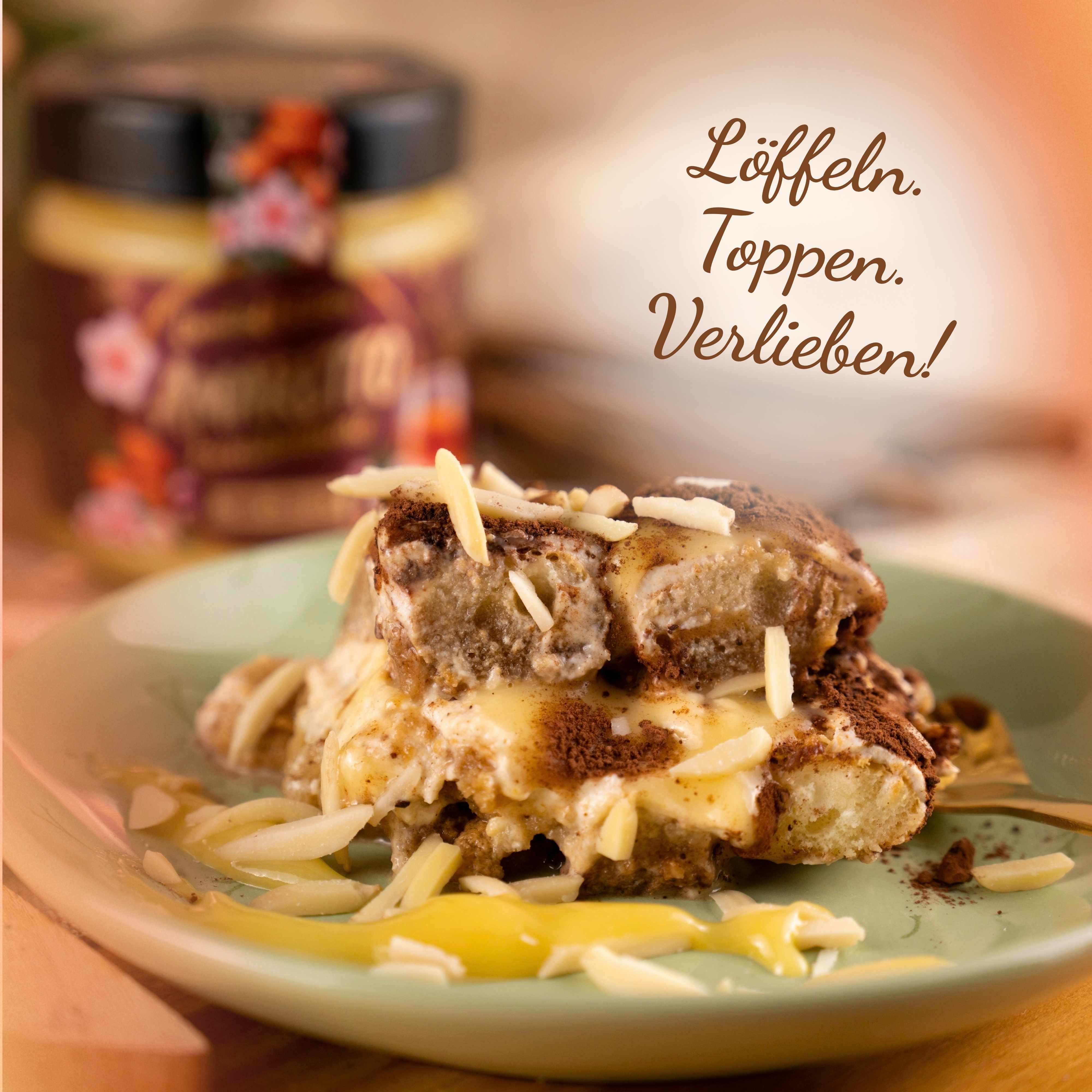Amaretto - Eierlikörcreme zum Löffeln