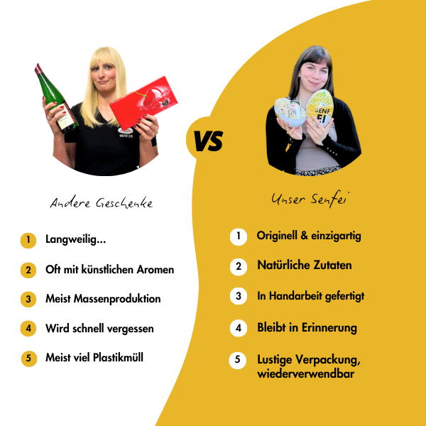 senfei vergleich zu anderen geschenken senfei vergleich zu anderen geschenken