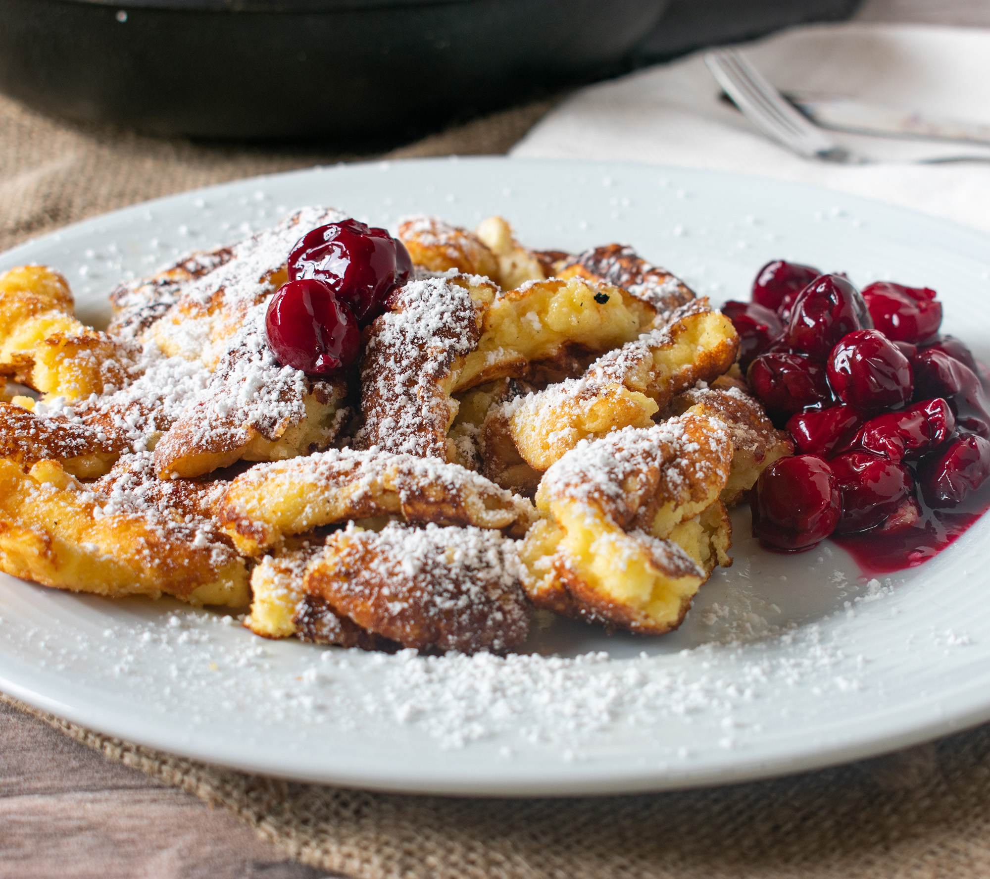 kaiserschmarrn mit kirschen kaiserschmarrn kirschen