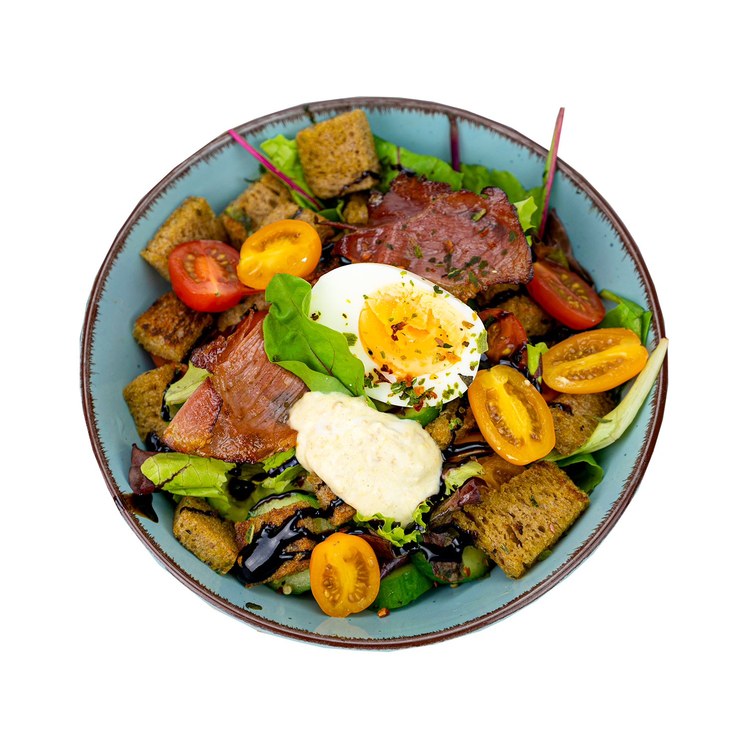 brotsalat mit ei und schinken brotsalat mit ei und schinken