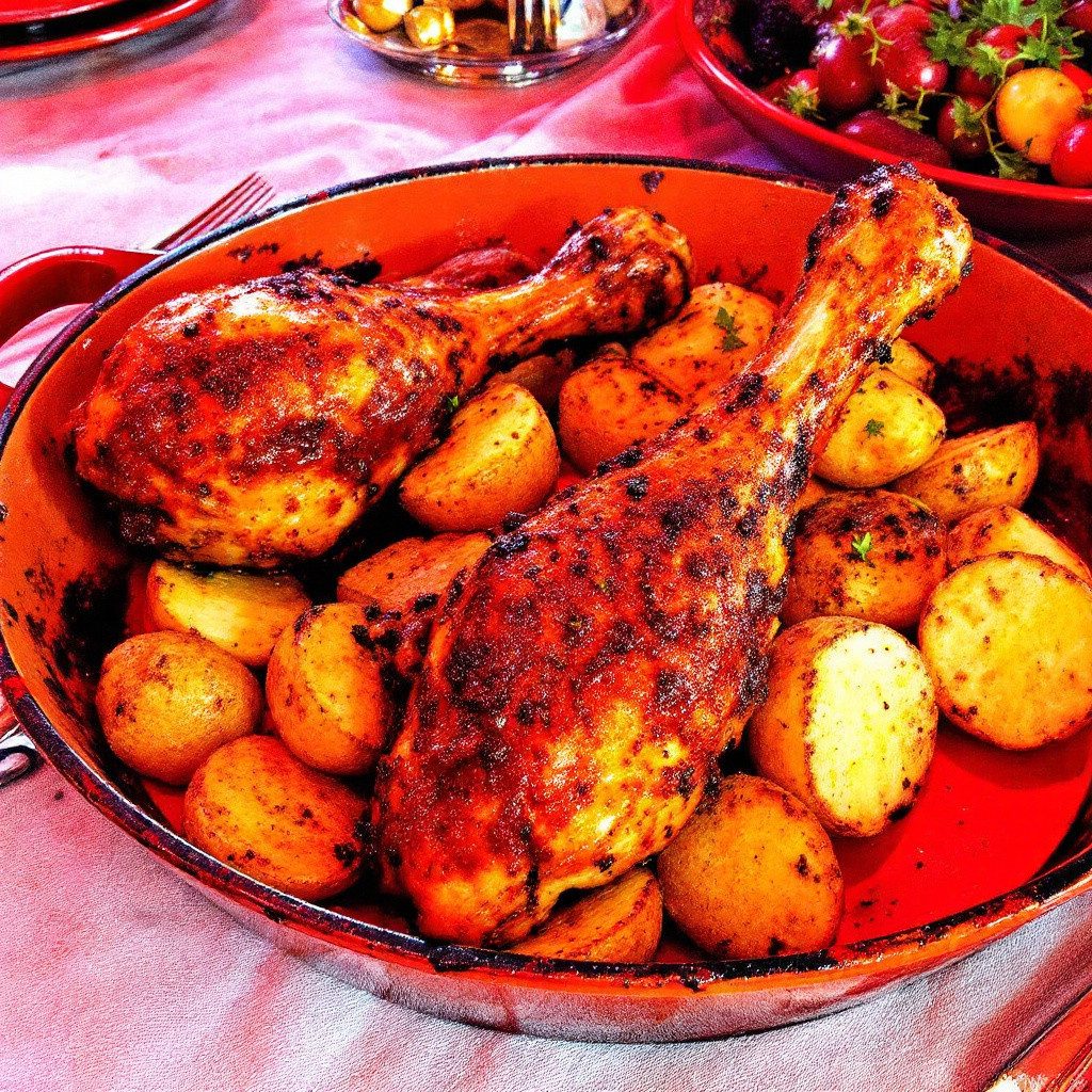 mariniertes bbq hähnchen BBQ-Hähnchenbrust aus dem Grillbräter
