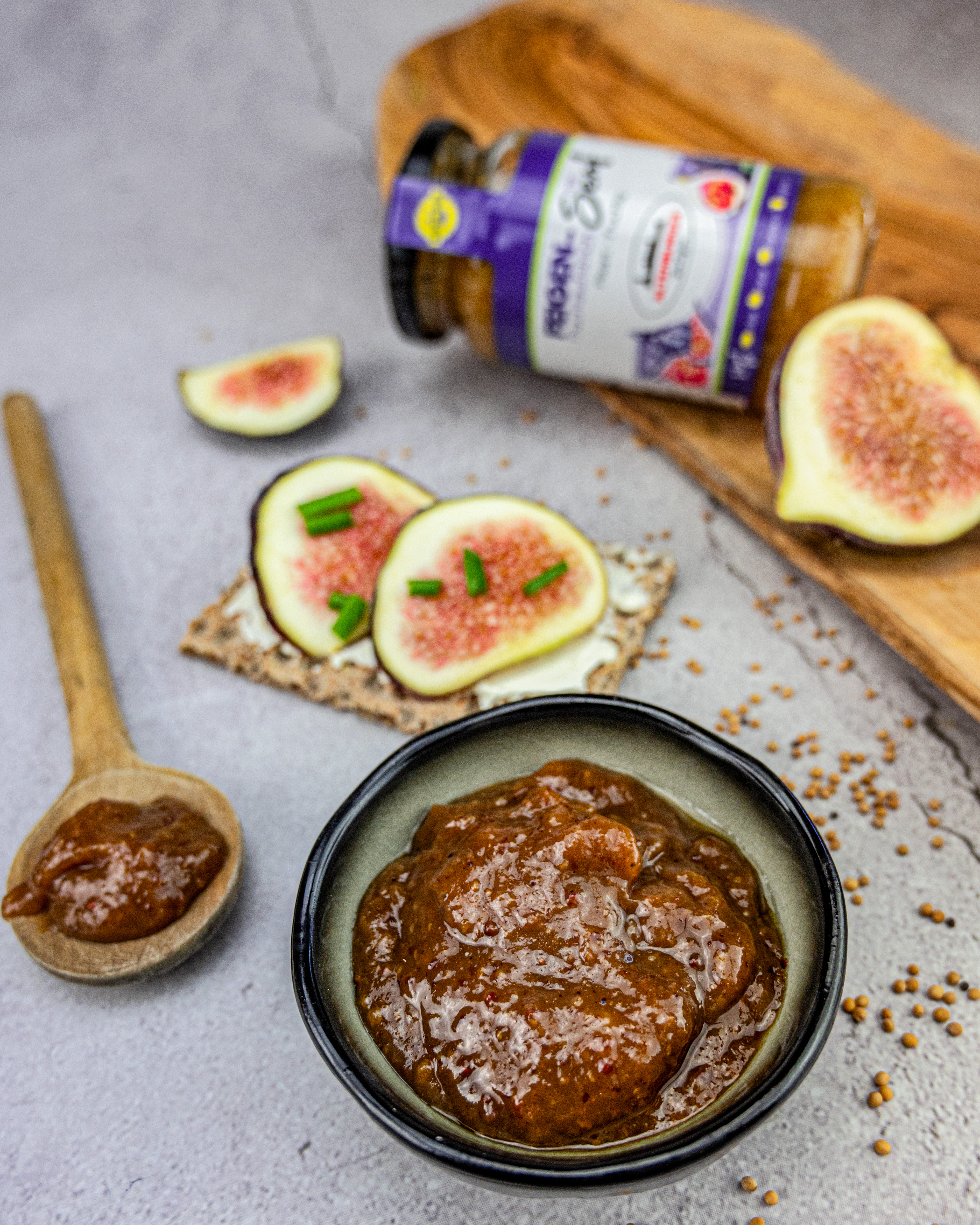 Feigen-Fruchtaufstrich-mit-Senf-Moodbildjpg Feigen Fruchtaufstrich mit Senf für Käse und würziges Fleisch