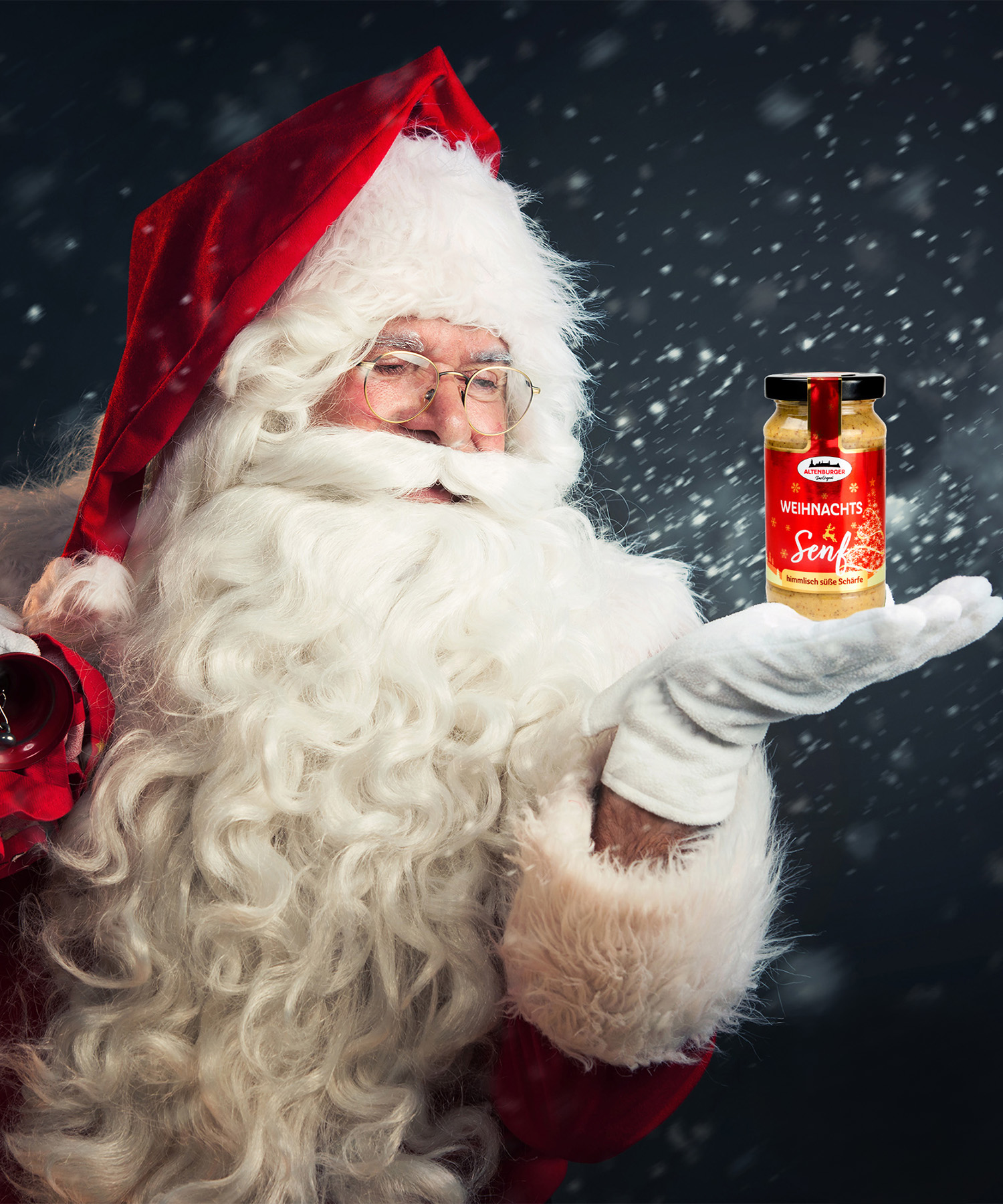 weihnachtsmann mit weihnachtssenf weihnachtsmann mit weihnachtssenf
