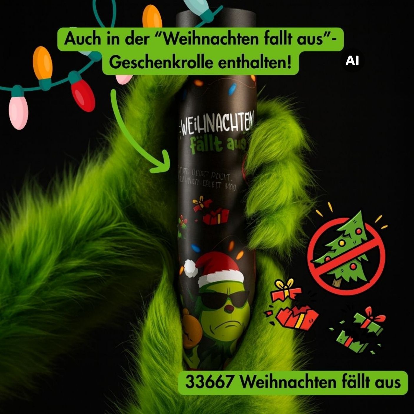Saurer Apfel Likör "Weihnachten fällt aus"