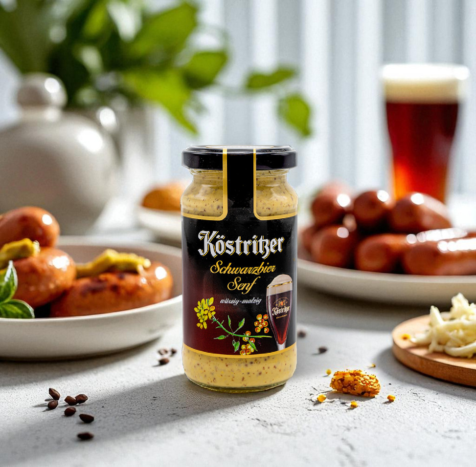 deko köstritzer schwarzbier senf Deko: Köstritzer Schwarzbier Senf