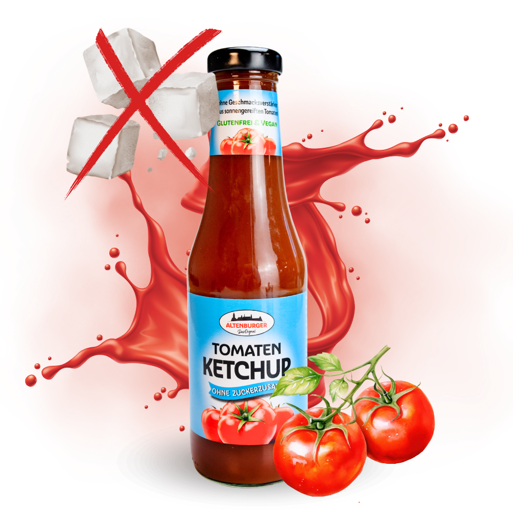 Tomaten Ketchup ohne Zuckerzusatz