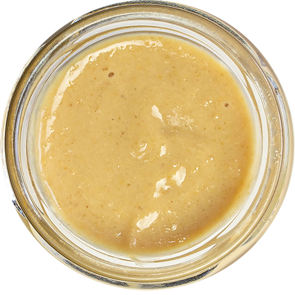 Honig-Meerrettich-Senf_Produkt Feinvermahlener Senf mit Honig und Meerrettich - Altenburger Honig Meerrettich Senf