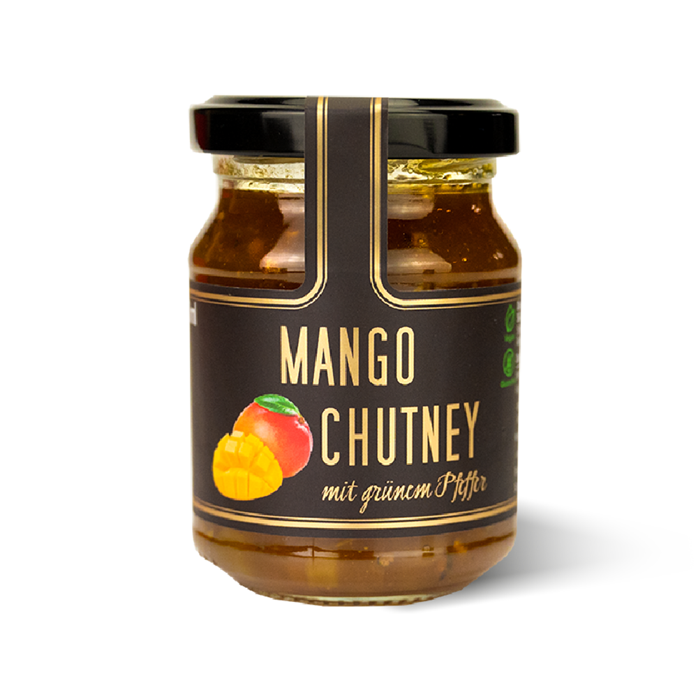 Mango Chutney mit Pfeffer Mango Chutney mit Pfeffer