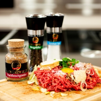 Hackfleisch zum Würzen von frischem Hack.