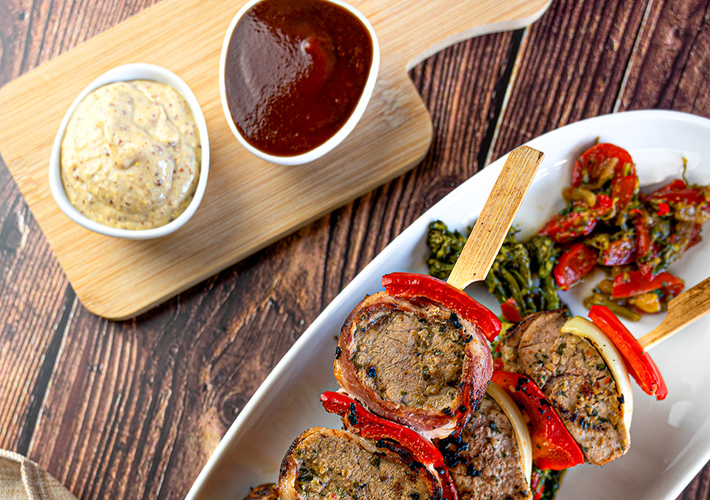 grillspiess senf und sauce grillspiess senf und sauce