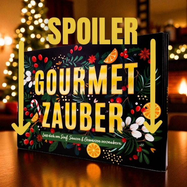 Deko Gourmetzauber Adventskalender