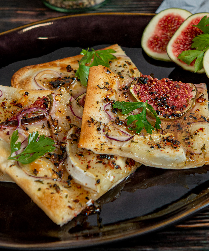 flammkuchen feige stuecken flammkuchen feige stuecken