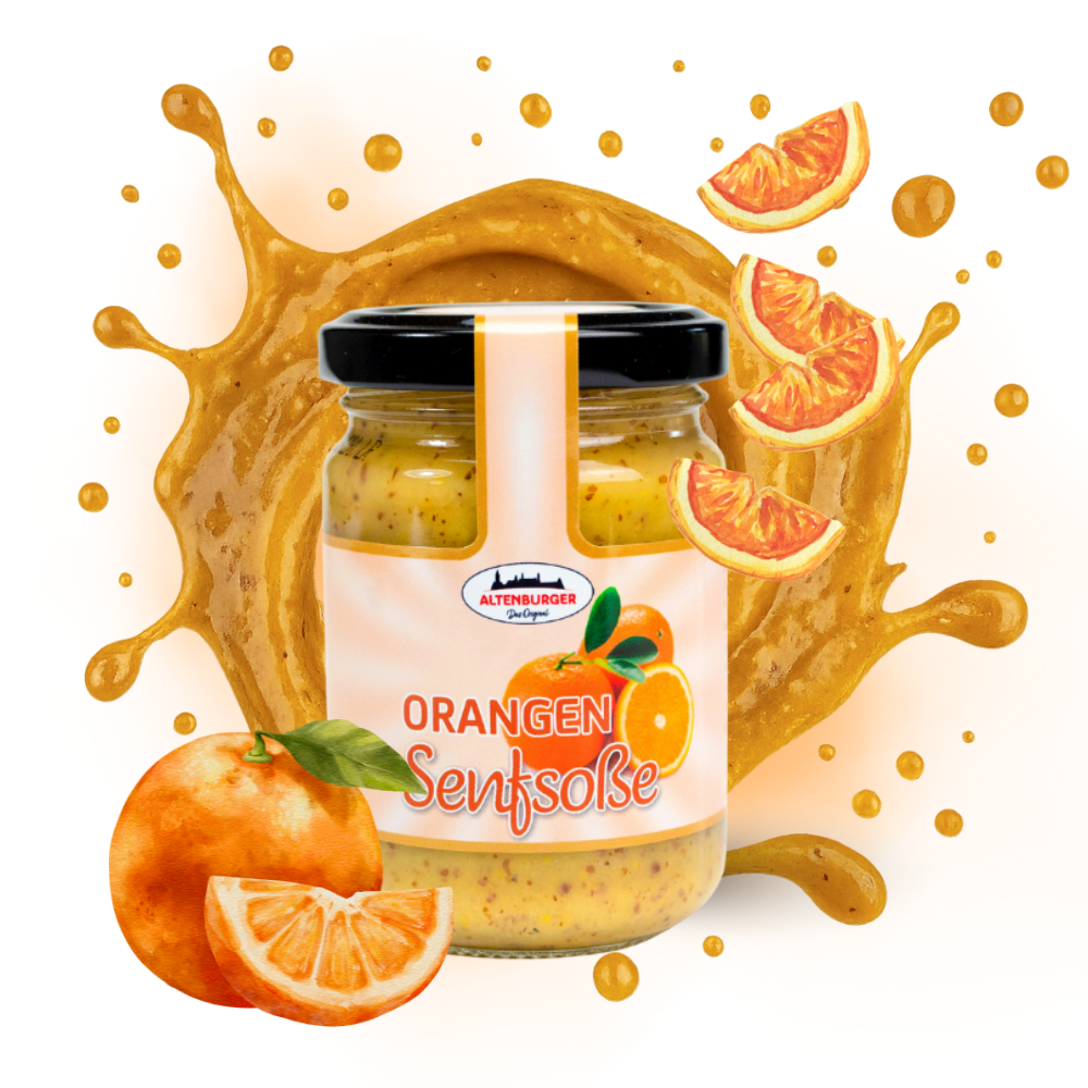 Orangen Senfsoße