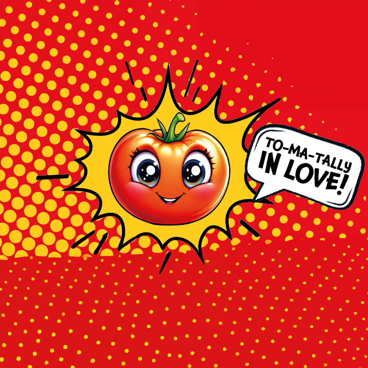 tomatenketchup mini glas "to-ma-tally" in love
