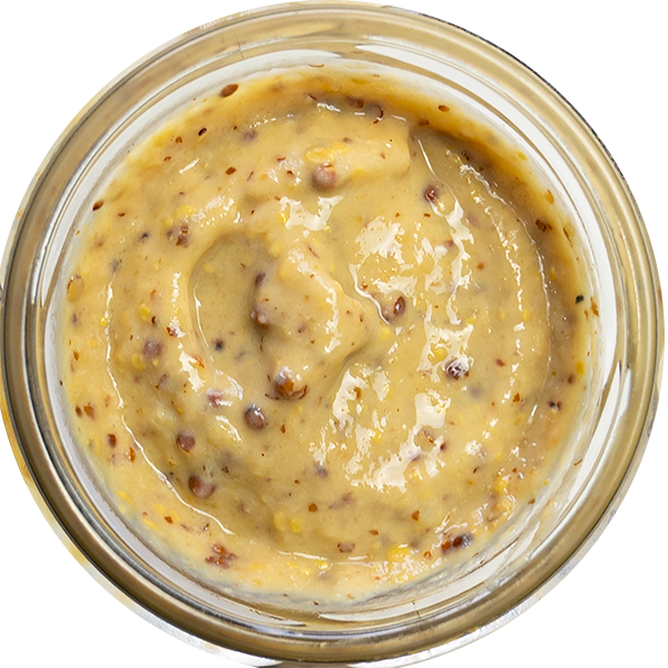 Grober Mittelscharfer Senf mit rauchiger Note - Altenburger BBQ Senf