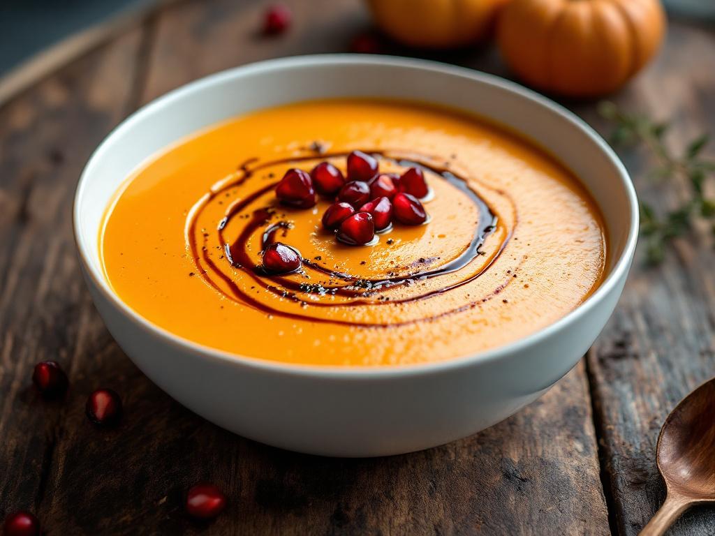 kürbissuppe mit crema