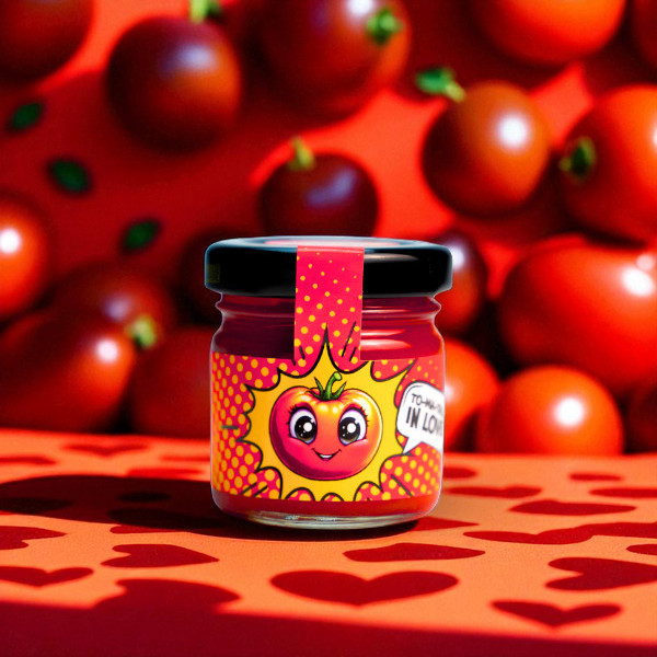 tomatenketchup mini glas