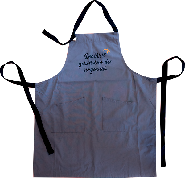 Kochschurze-2023 Kochschürze Senfonie "Die Welt gehört dem, der sie genießt"