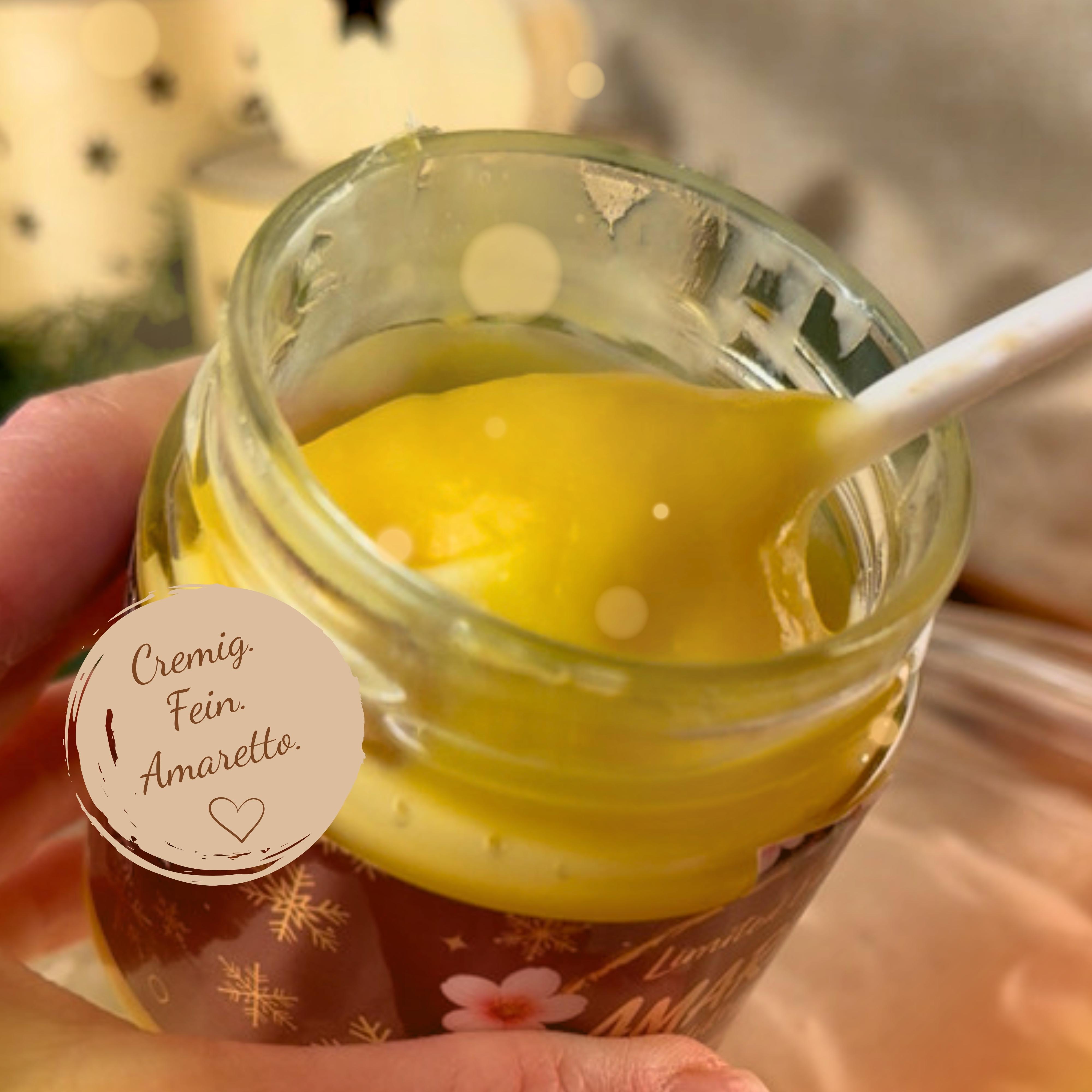 Amaretto - Eierlikörcreme zum Löffeln