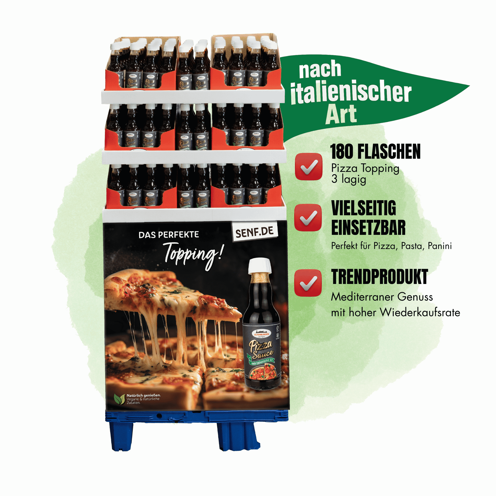 Display Pizza Topping 