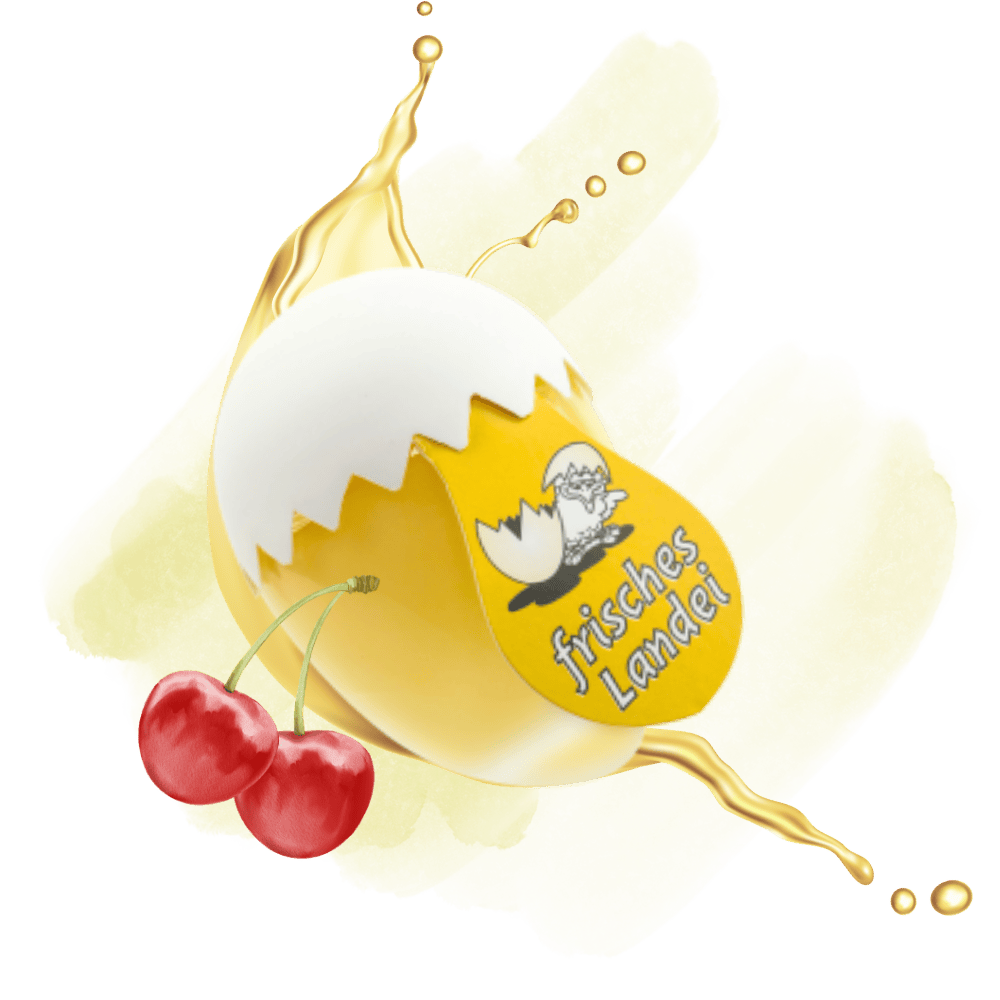 Frisches Landei - Eierlikör mit Kirschwasser