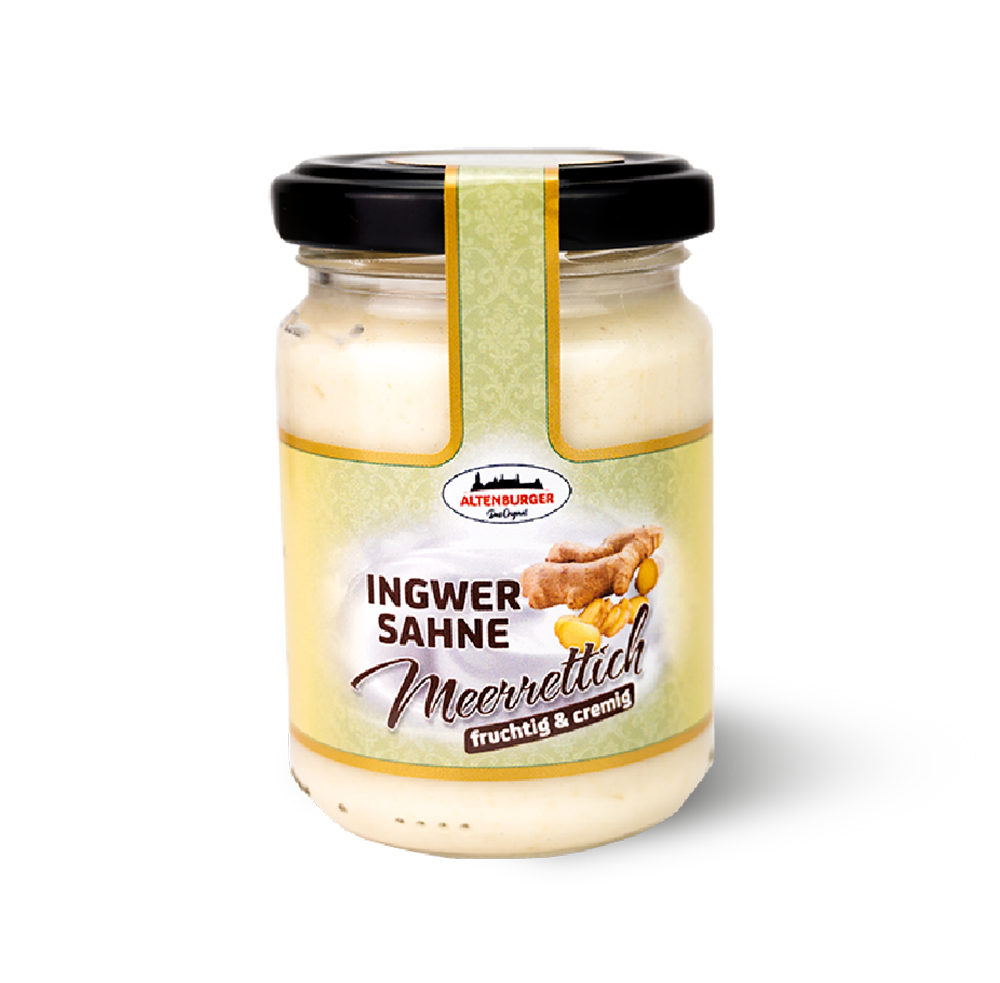 Ingwer Sahne Meerrettich