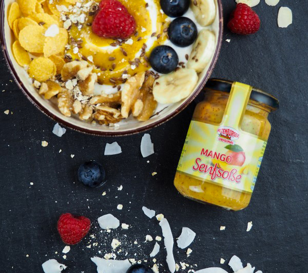 fruechte bowl mit mango senfsosse fruechtebowl mit mango senfsosse