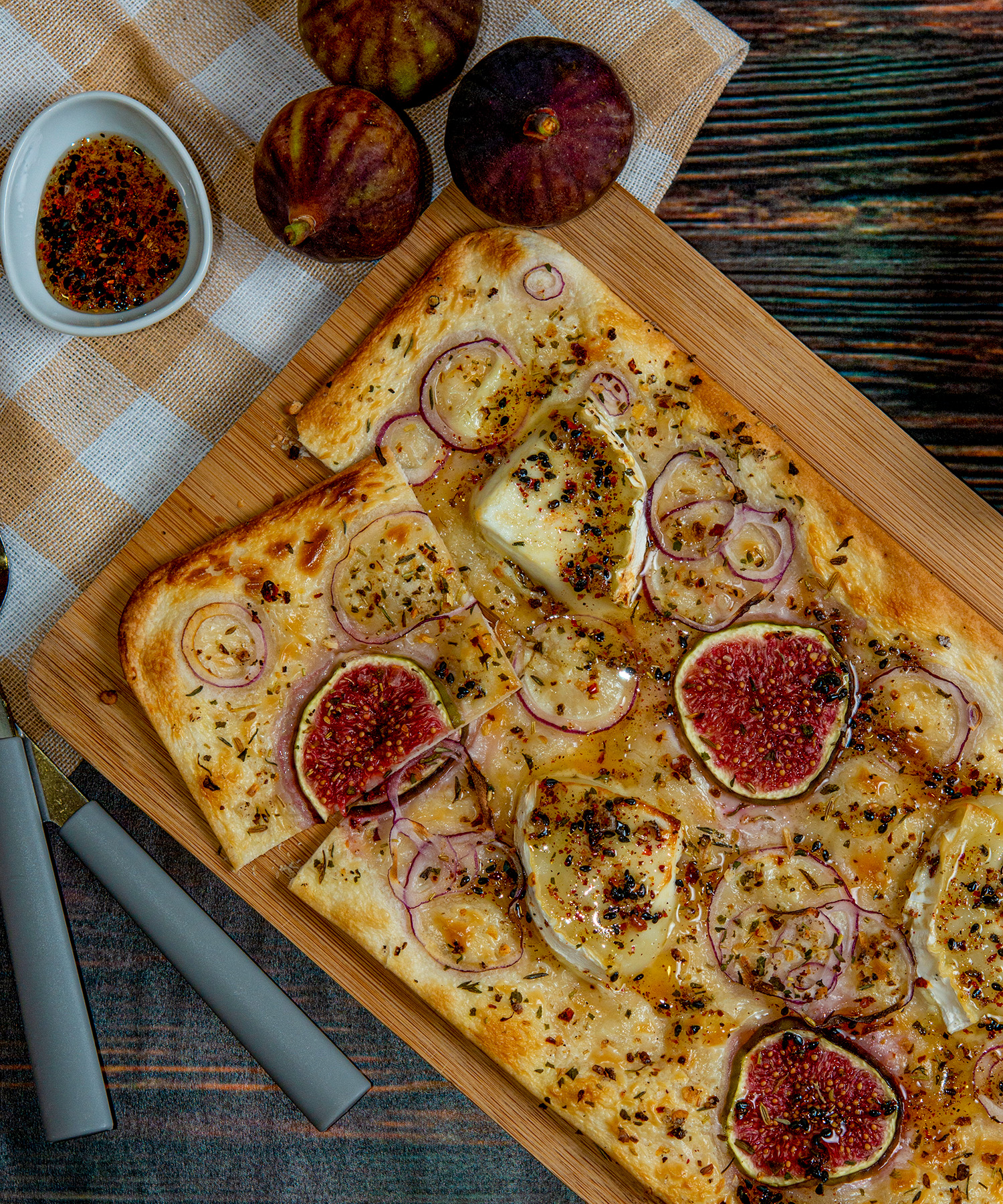 flammkuchen mit feige flammkuchen mit feige