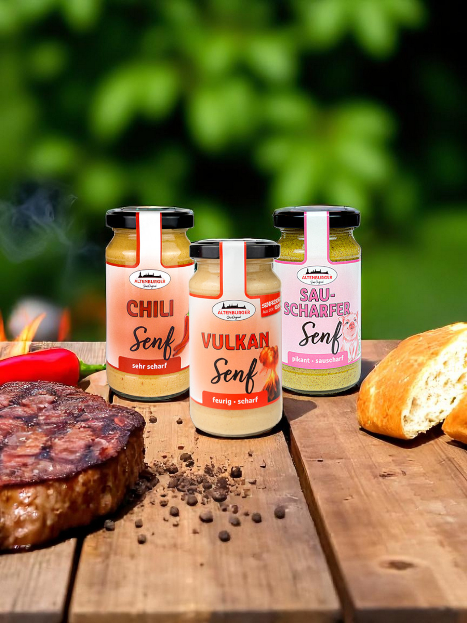 scharfe senfsorten scharfe kiste