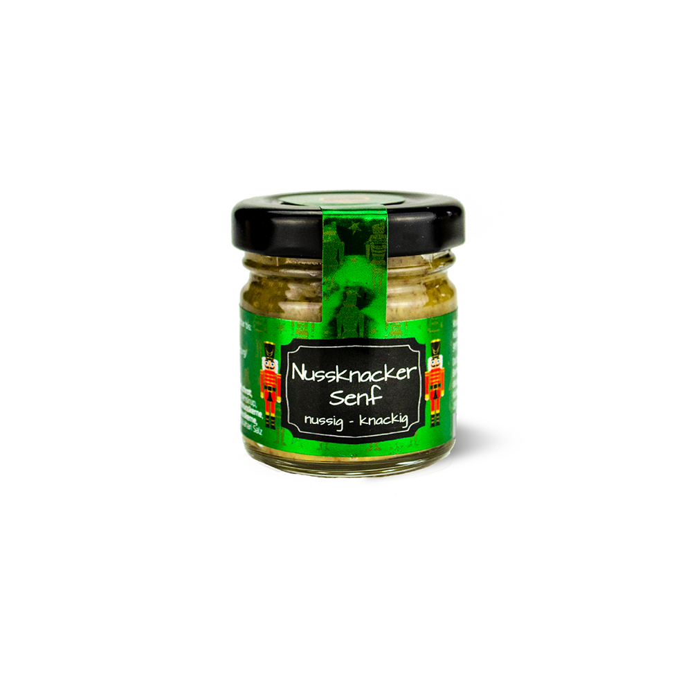 Nussknacker Senf Mini Glas Nussknacker Senf Mini Glas