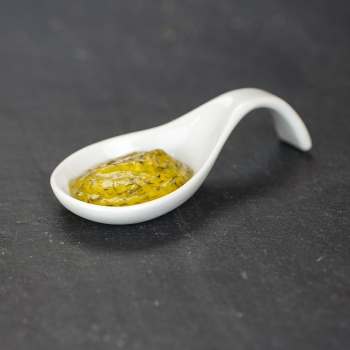 Feinvermahlener Senf mit Honig und Dill in Premium Qualität