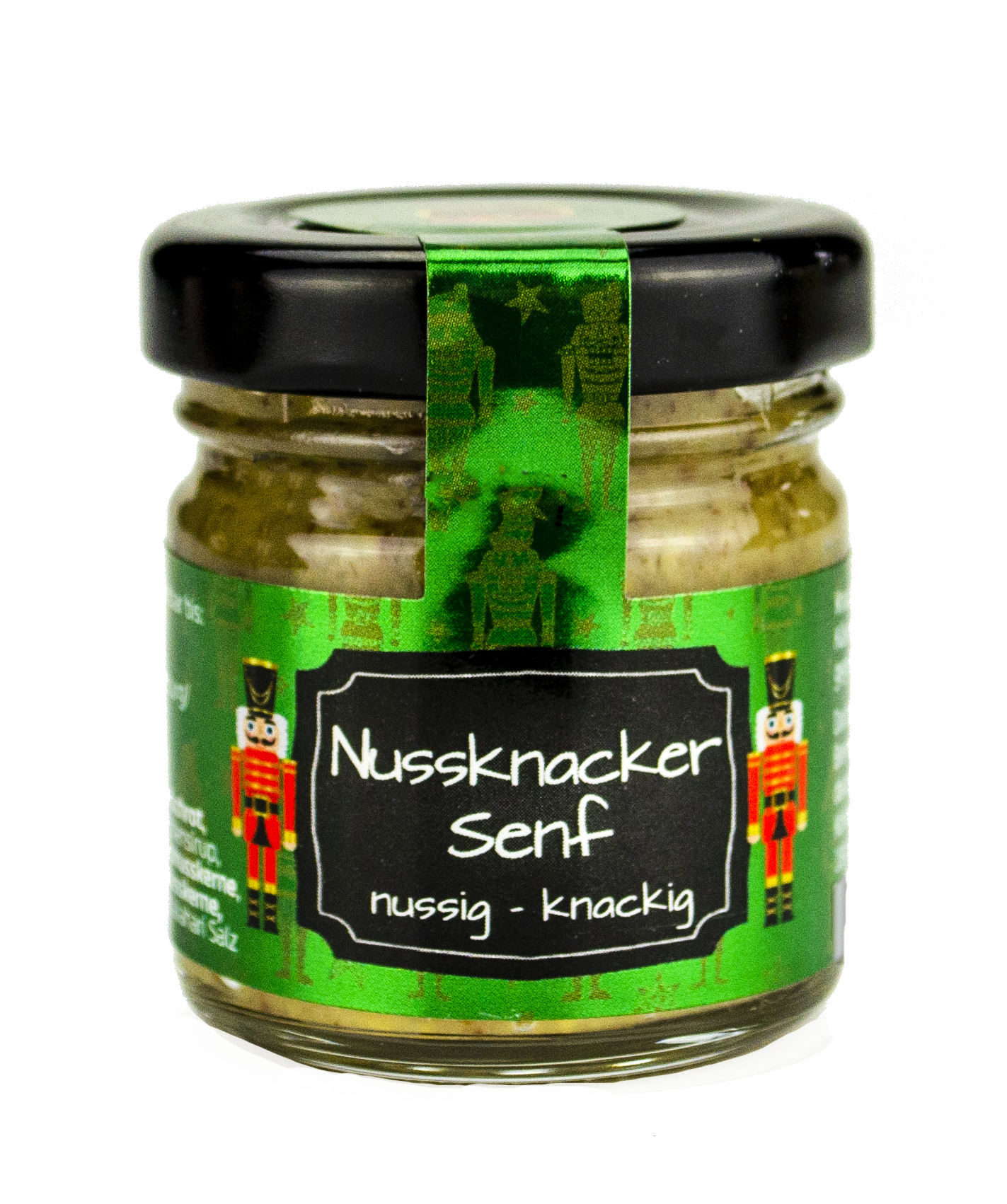Nussiger Nussknacker Senf im Mini-Glas
