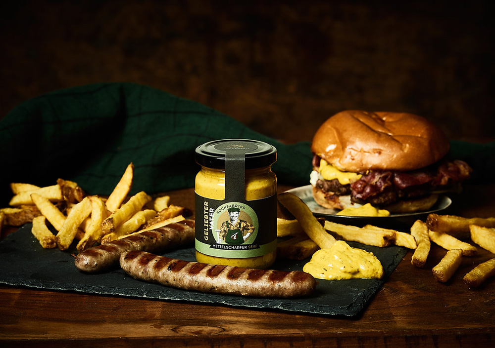 geliebter vater, wurst, burger, pommes kochfabrik geliebter vater zu wurst kochfabrik