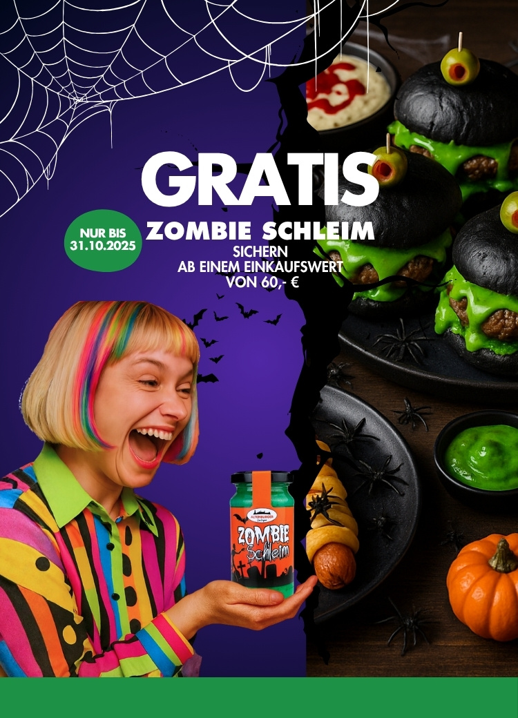 Gratis Zombie Schleim ab 60 euro