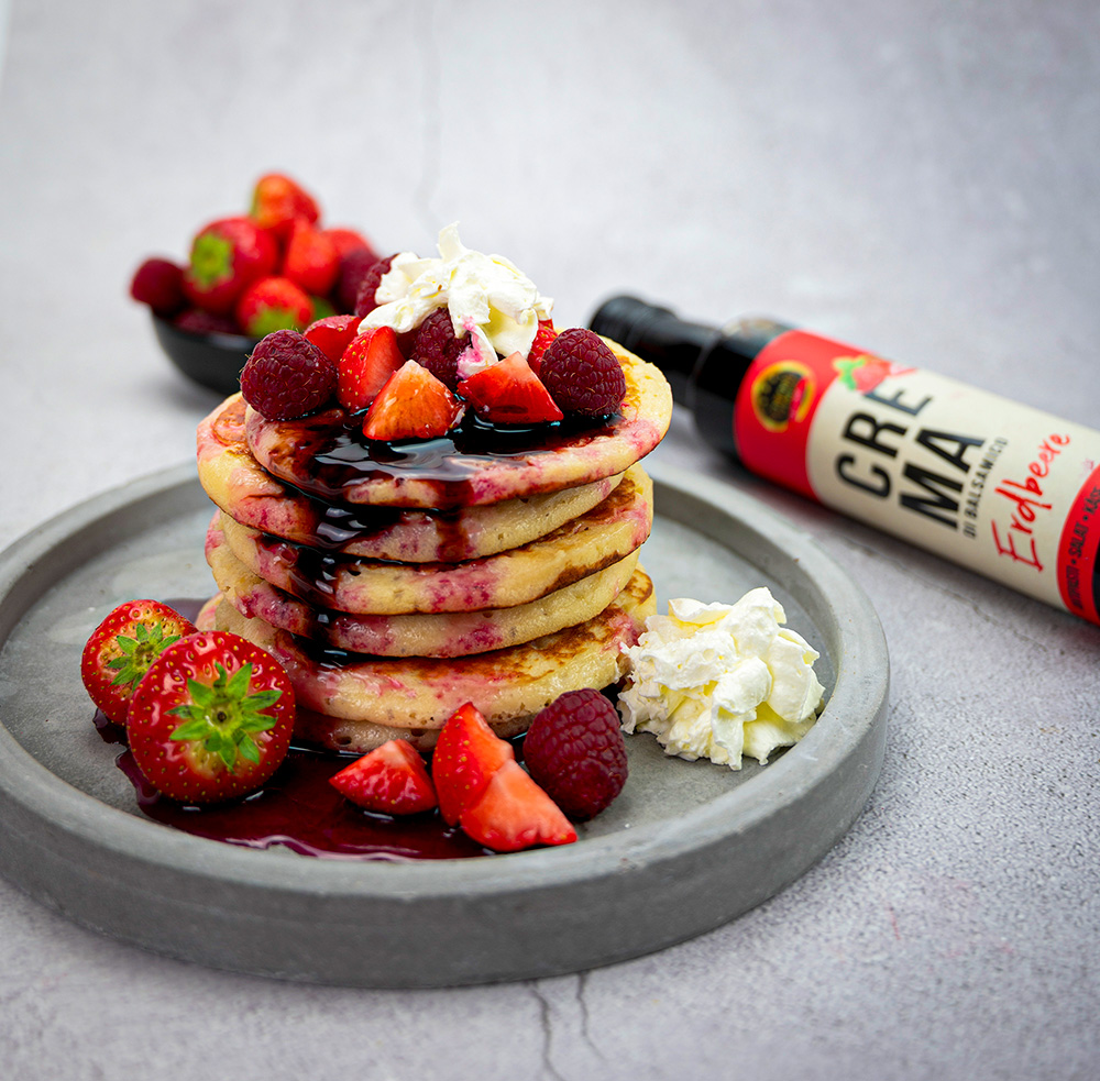 crema erdbeere pancakes