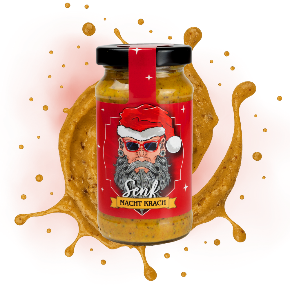Knackiger Weihnachtssenf "Macht Krach"