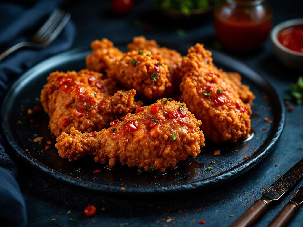 knusprige chicken wings