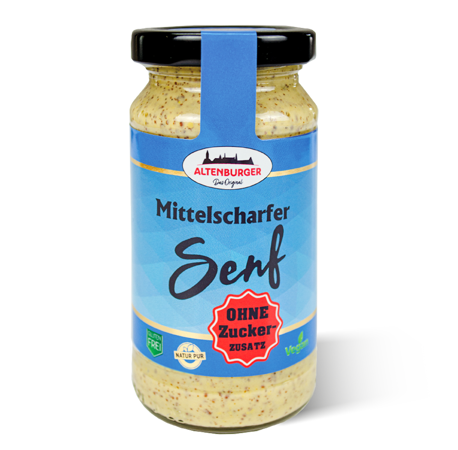mittelscharfer senf ohne zucker