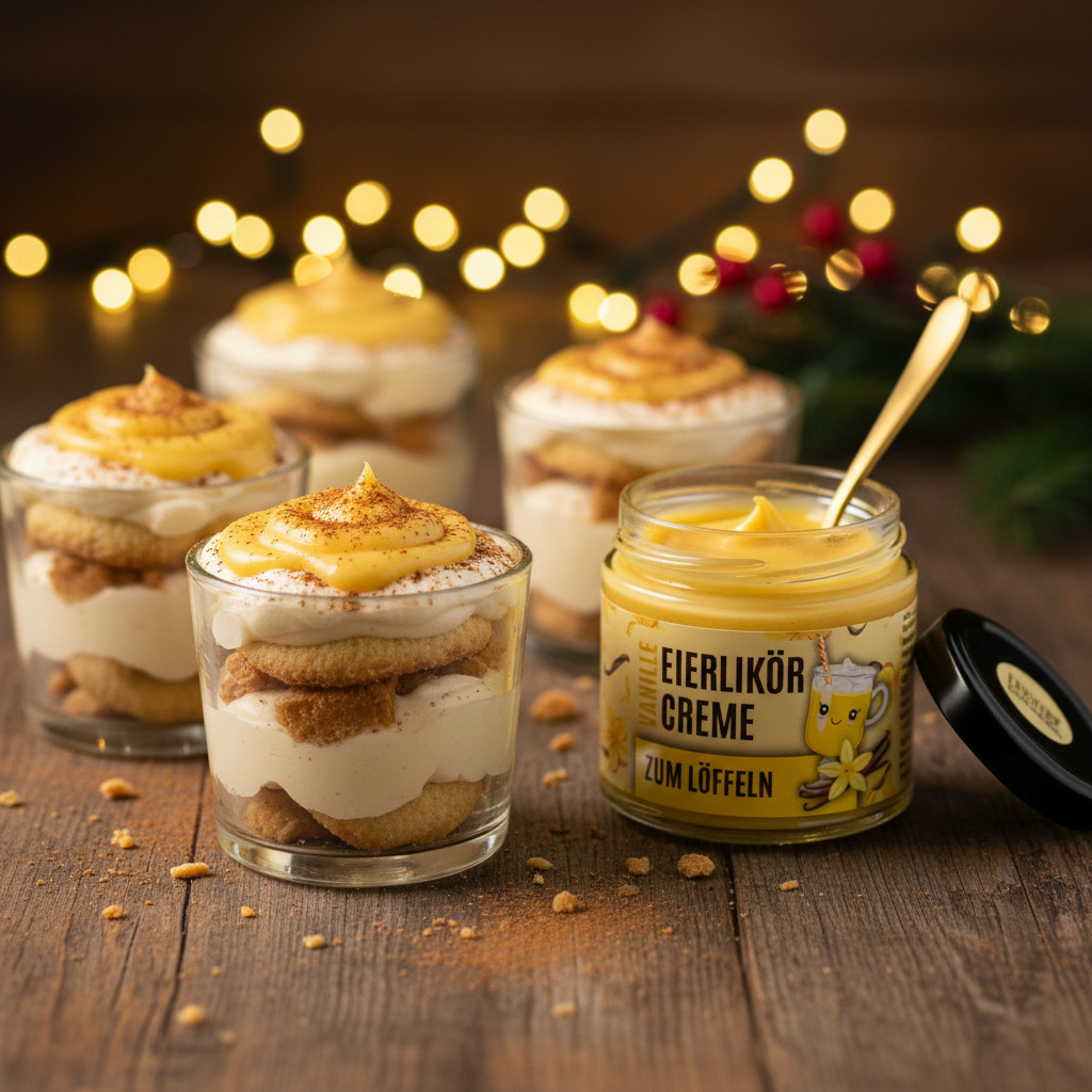 Vanillekipferl-Tiramisu mit Eierlikörcreme Vanille