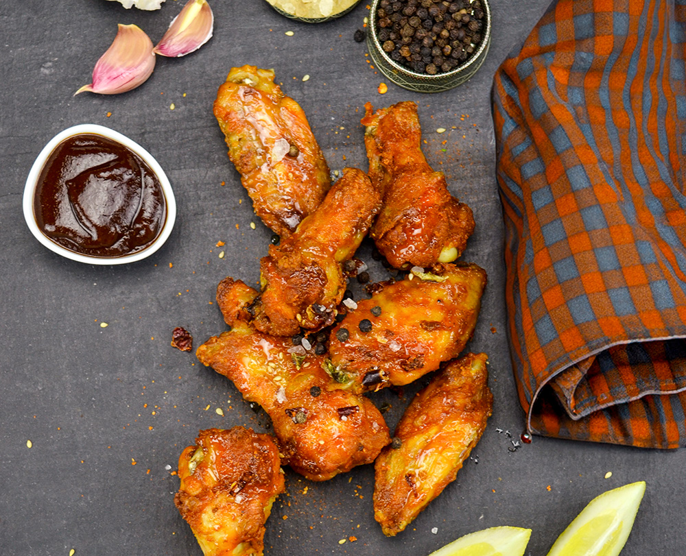 marinade chicken wings Süß-scharf marinierte Chicken Wings