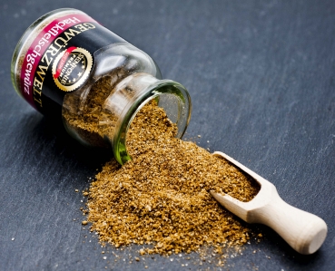 Hackfleischgewürz im Korkenglas