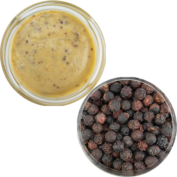 Whisky Senf und Whisky Pfeffer offen