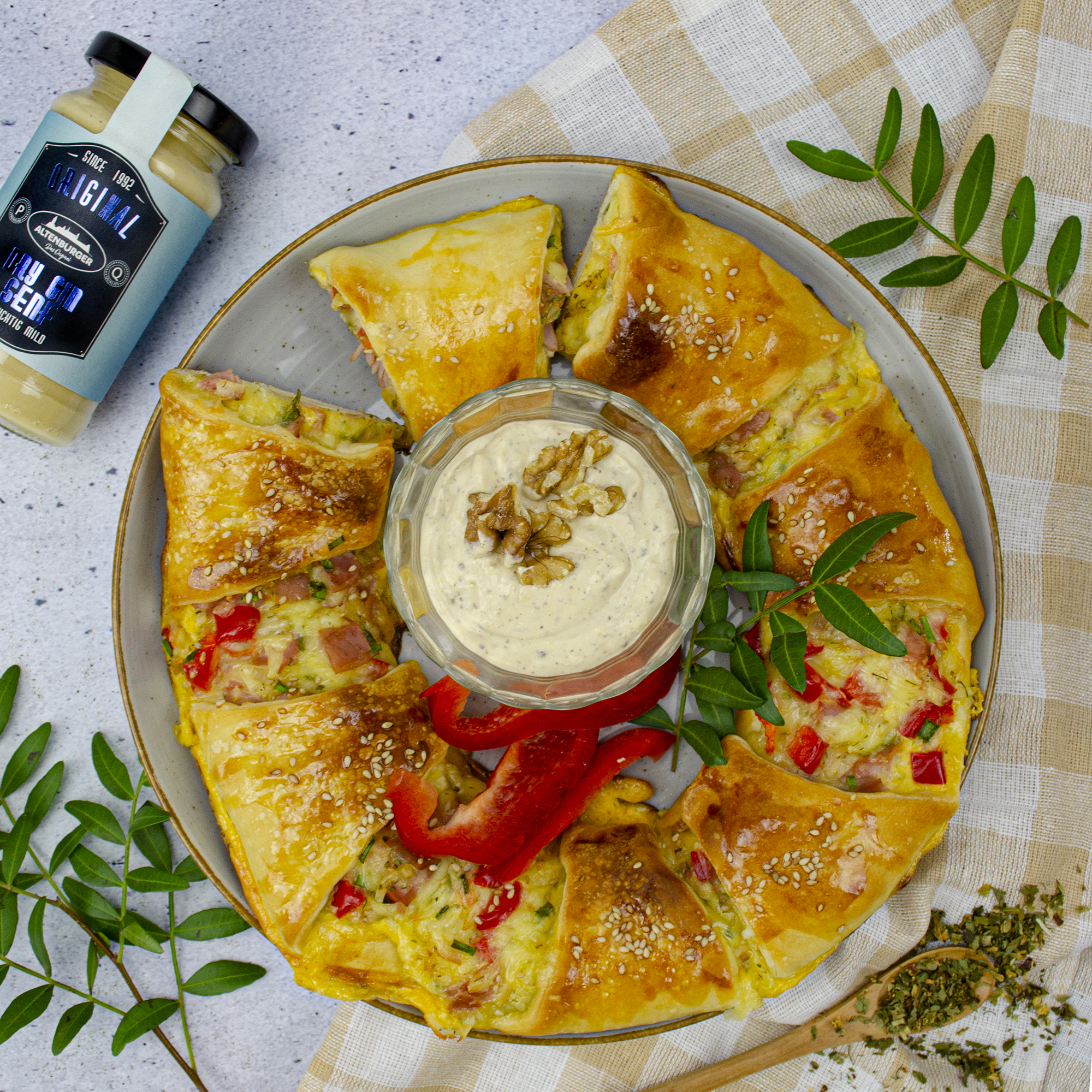 Dry Gin Senf - ideal zum Verfeinern von Dips & Saucen