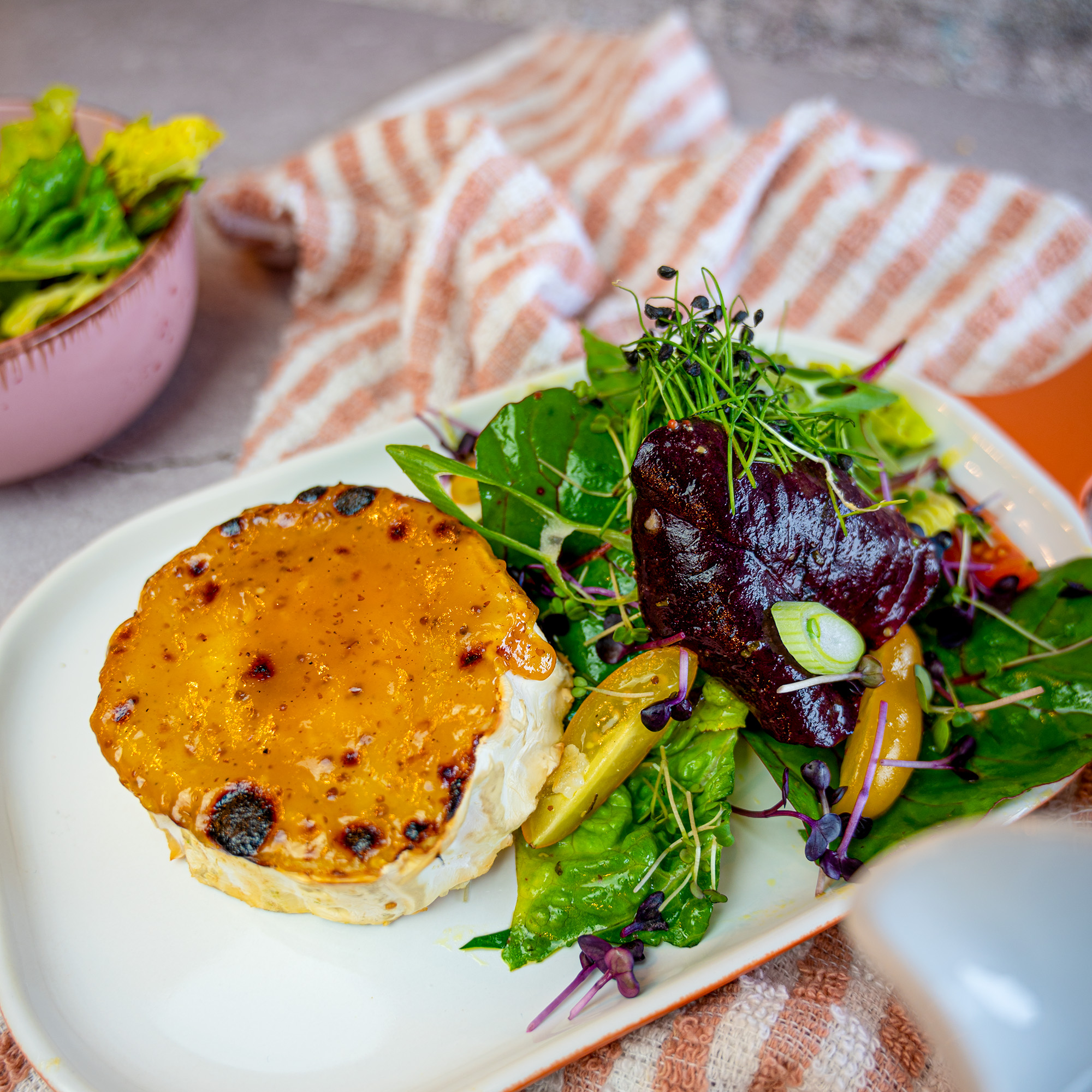 ziegenkäse mit fruchtchutney überbacken ziegenkäse mit frucht chutney überbacken