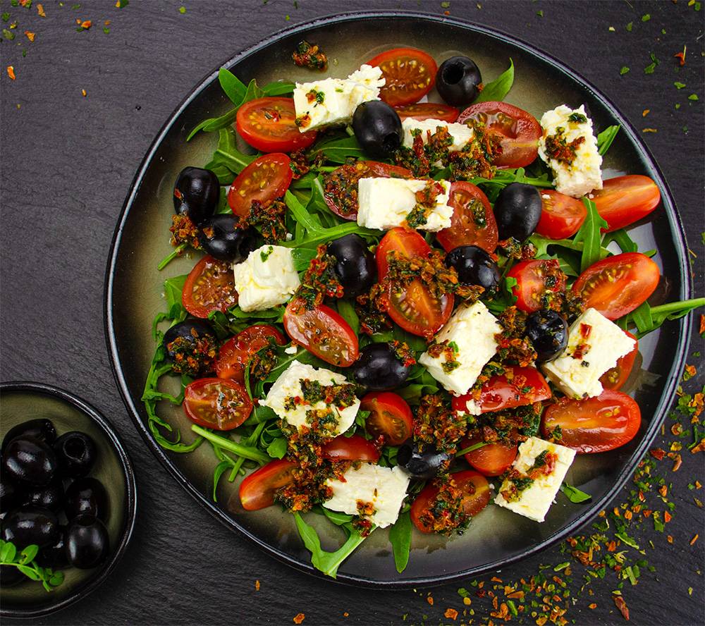 tomate oliven feta tomate oliven feta