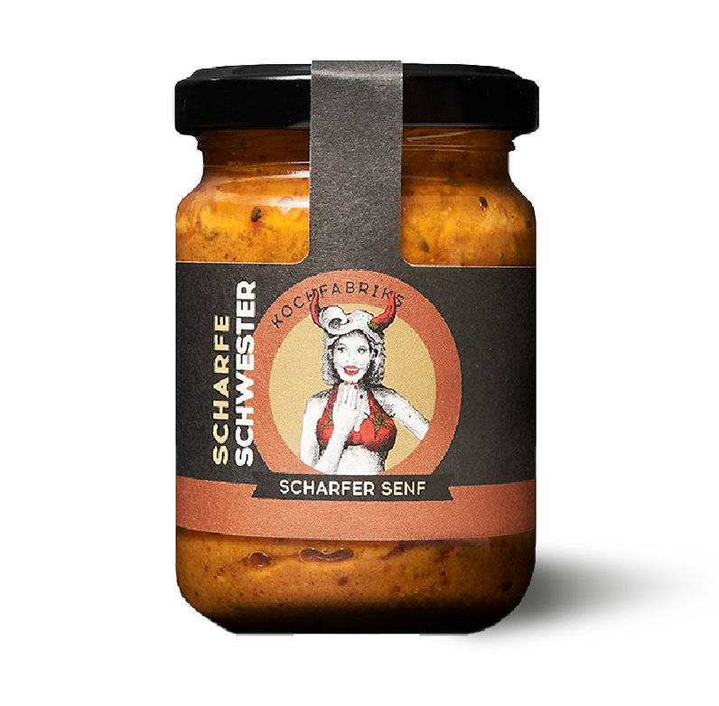Scharfer Senf "Scharfe Schwester"