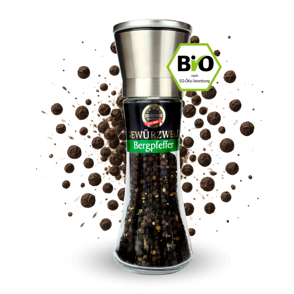 BIO Bergpfeffer Mühle Premium